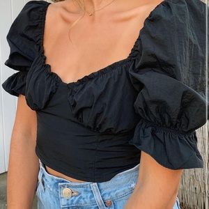 puff sleeve top